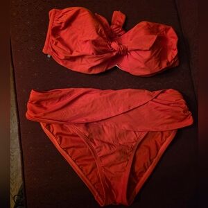 Bleu Rod Beattie Vibrant Orange Bikini Set